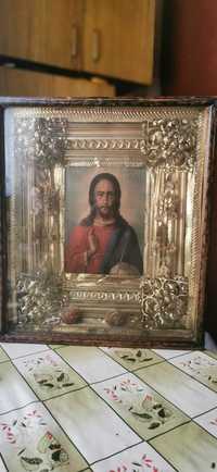 Икона Спаситель Исус. 19 век