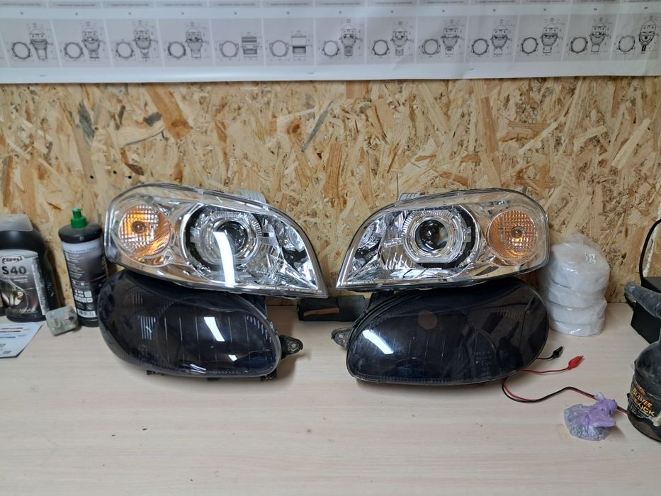 Установка линз, ремонт фар, пайки пластика, установка ламп, полировка,