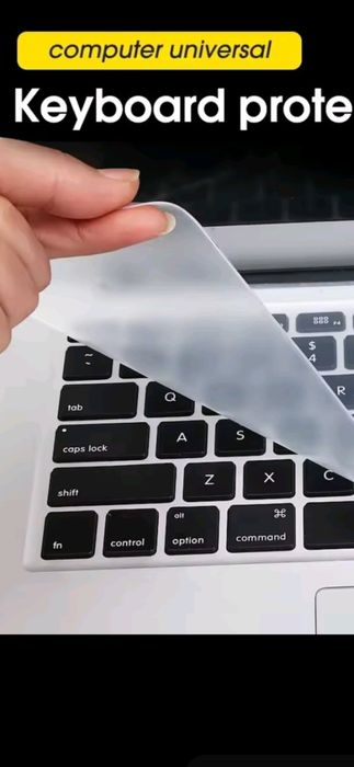 Силиконовая защитная накладка для клавиатуры ноута 13 дюймов