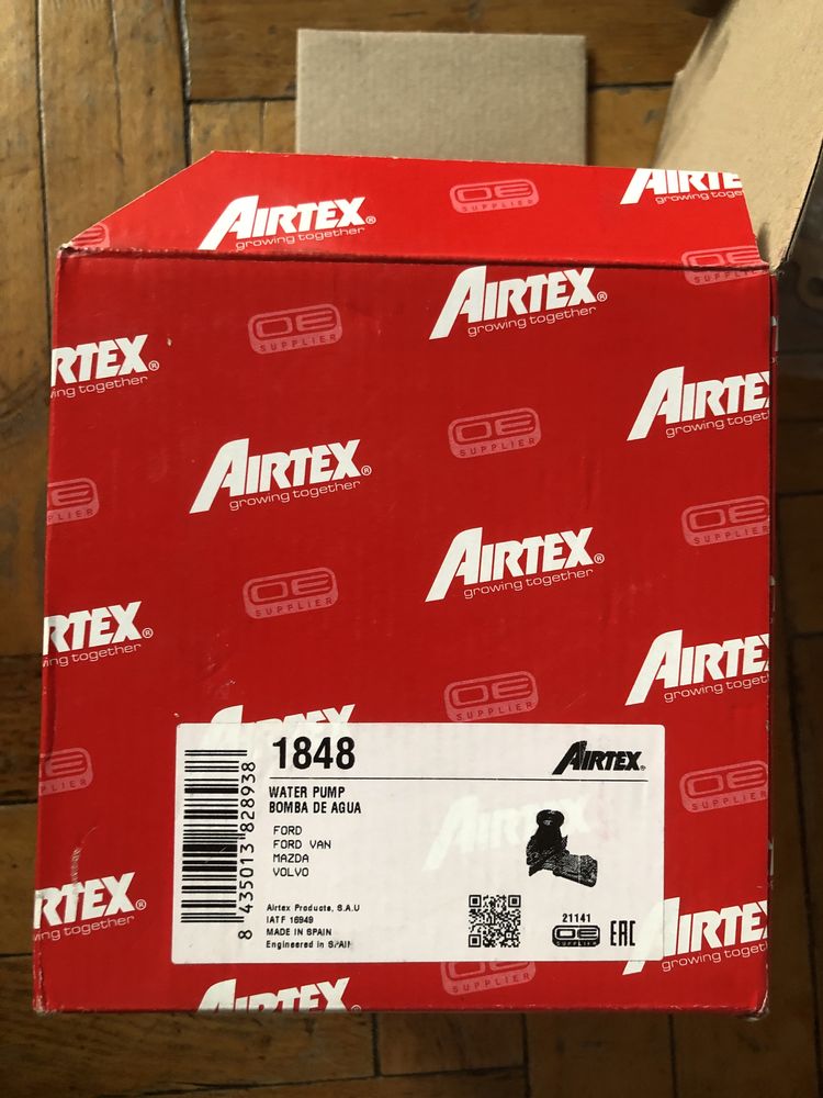 Airtex 1848 помпа водяная(насос охлаждения)