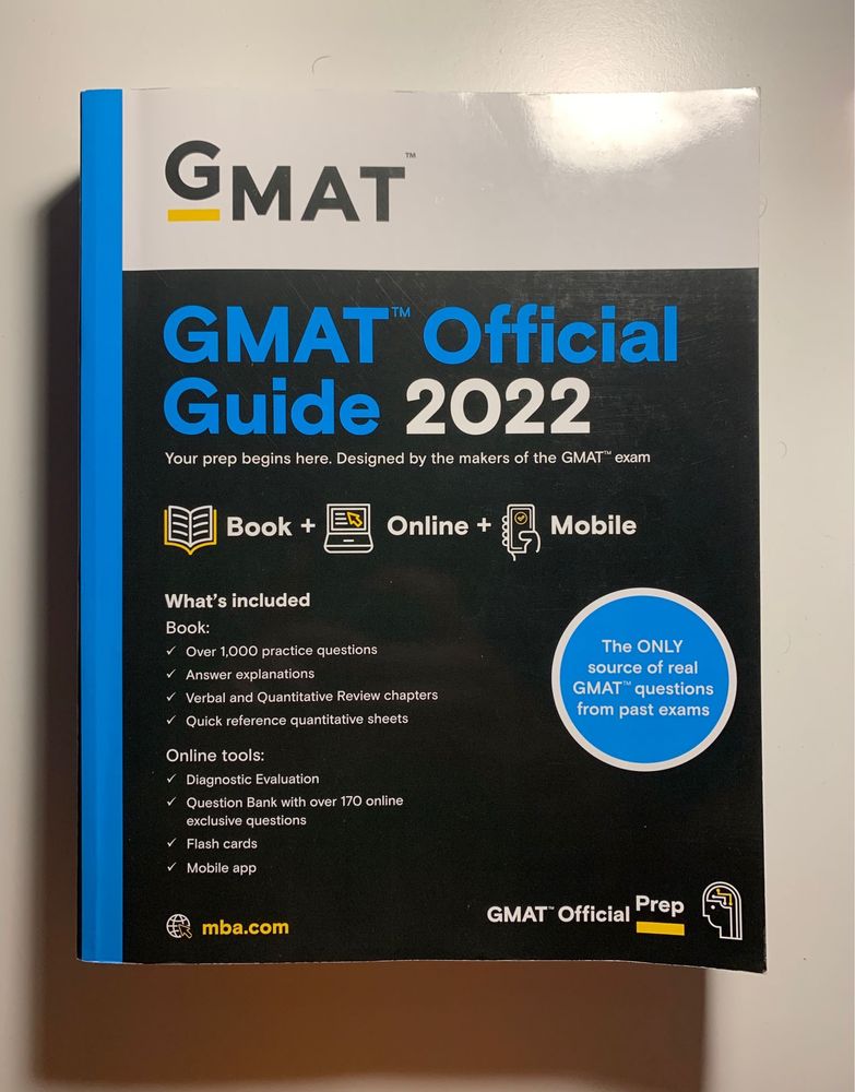 GMAT 2022 Official Guide