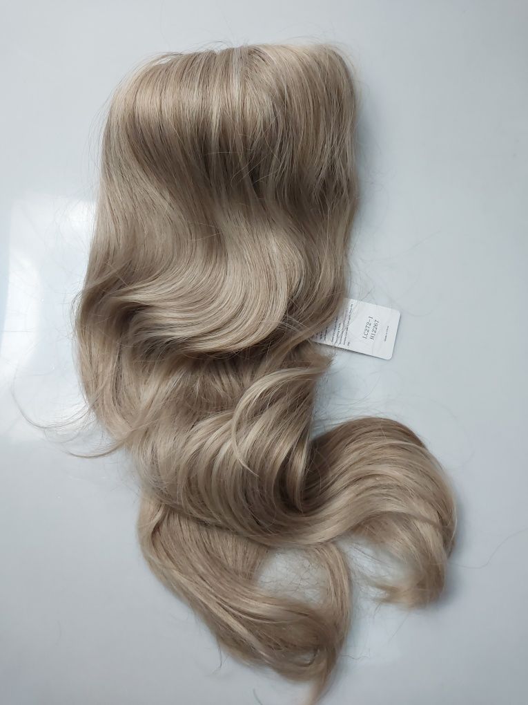 Nowa peruka ciemny blond esme jak ludzkie włosy z najlepszych włókien