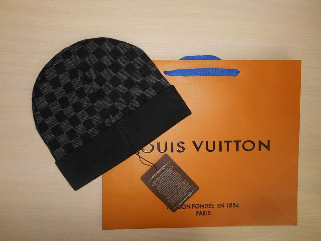 Louis Vuitton Męska ciepła zimowa czapka, Francja prezent nowa