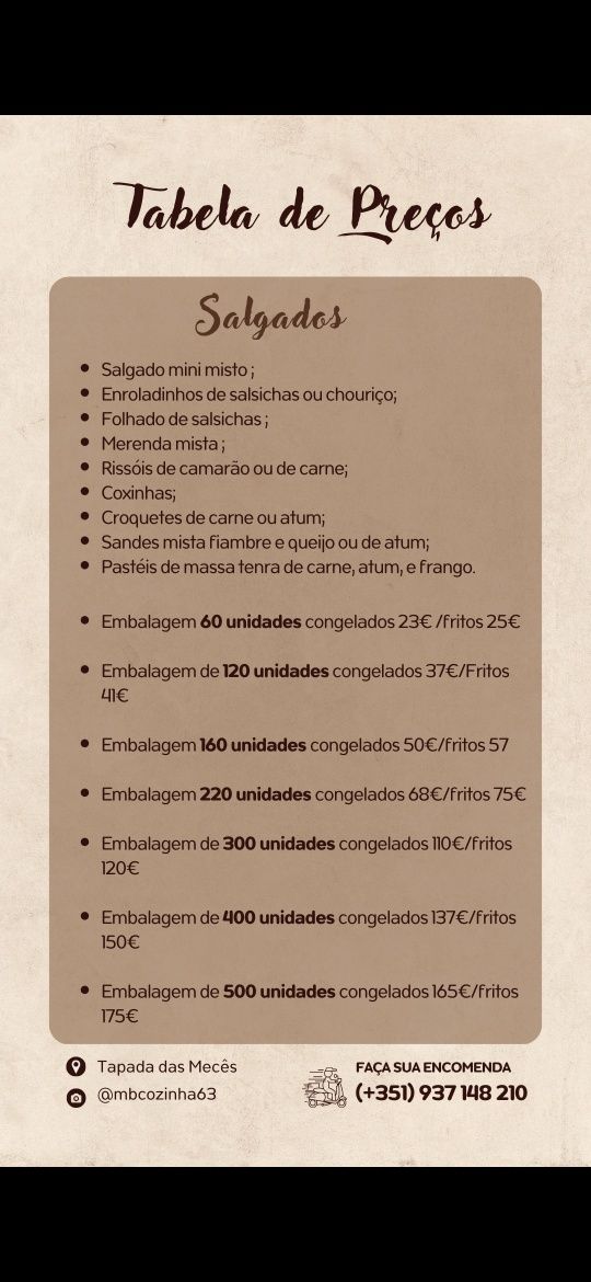 Take Away Doce e Salgados