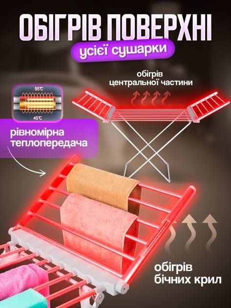 Електросушарка для білизни 148 x 54 x 93 см A-PLUS 349 (288118)