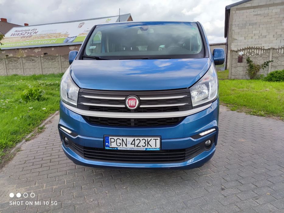 Fiat Talento F-Vat 23% * 8-Osobowy * 145 KM * 2 x Drzwi Przesuwne * Zarejestrowany