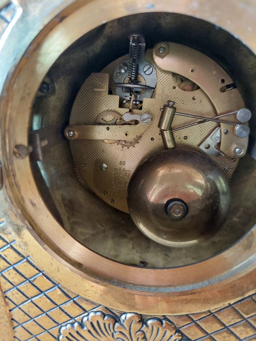 Relógio 'Vintage' em bronze maciço. FHS made in Germany