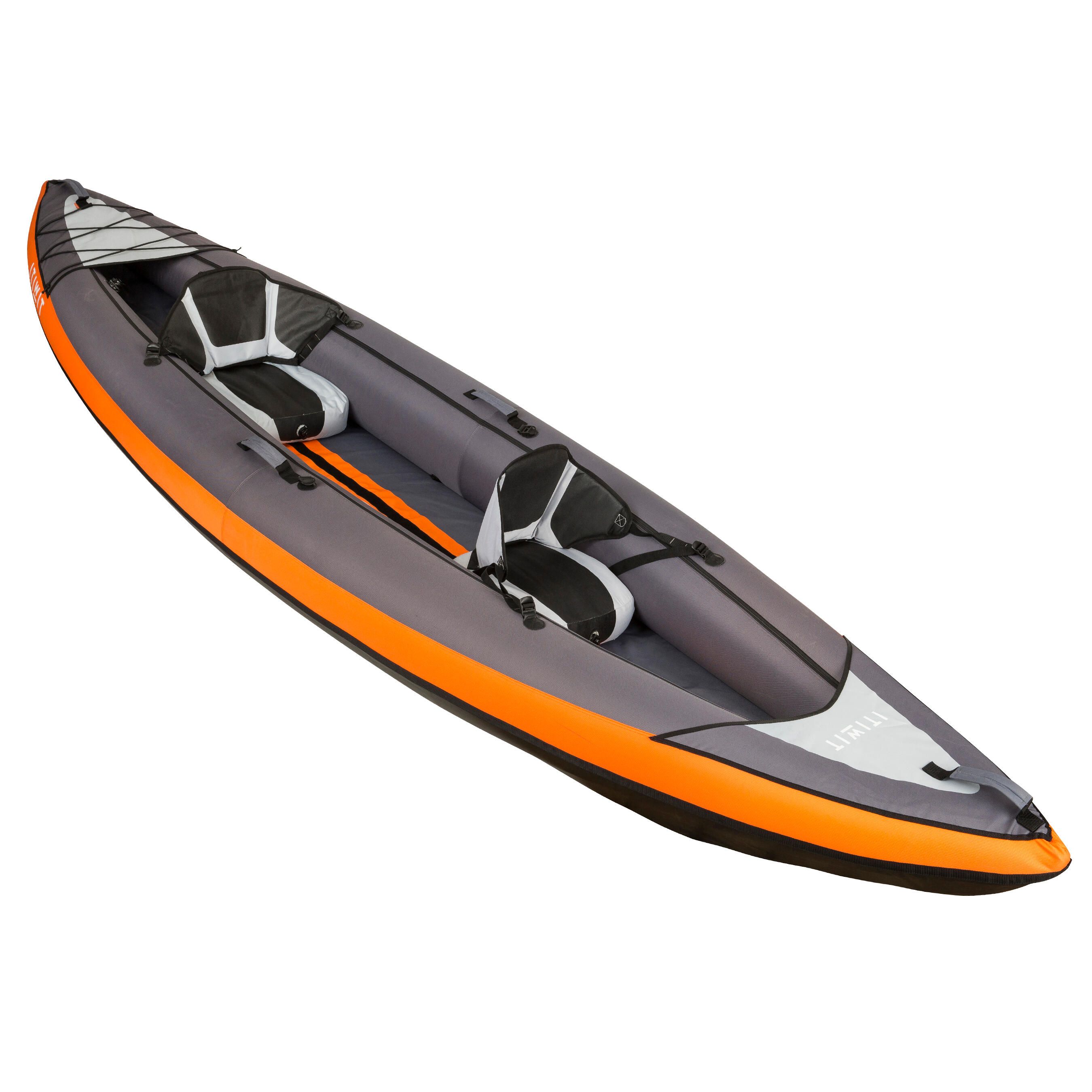 KAYAK INSUFLÁVEL DE PASSEIO 2/3 LUGARES LARANJA
