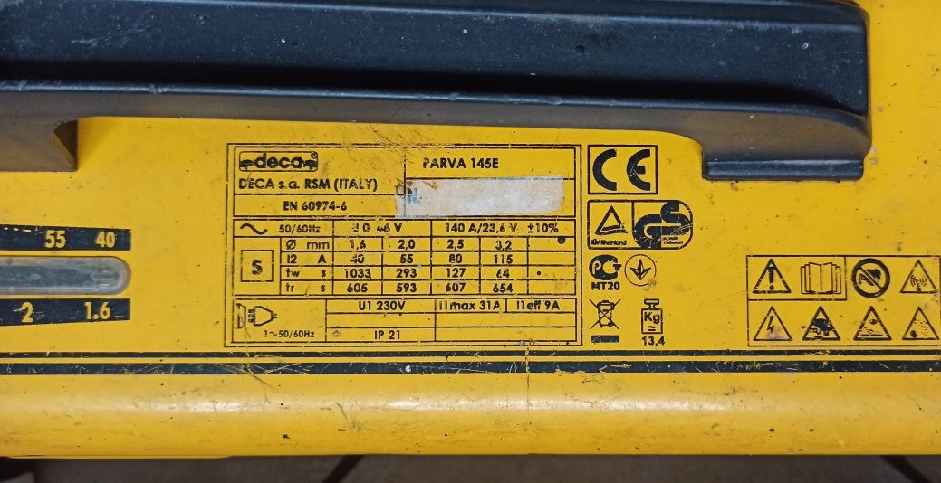 Spawarka MMA PARVA 145 (elektrodowa)