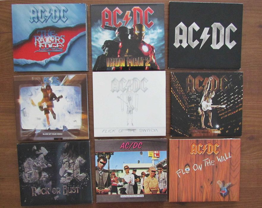 AC/CD Lote CDs HardRock como Novos