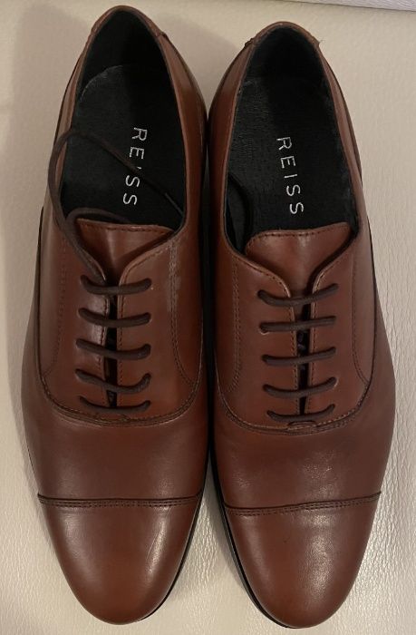 Sapatos Pele REISS tamanho 41 Castanhos Novos