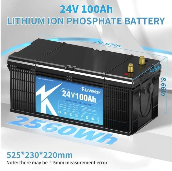 Акумулятор LiFePo4 Kepworth 24v 100Ah 2560Wh