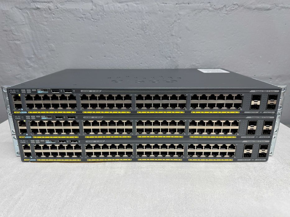 Гигабитные коммутаторы Cisco Catalyst WS-C2960X-48TS-L безнал/гарантия