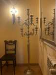 Candelabro prateado