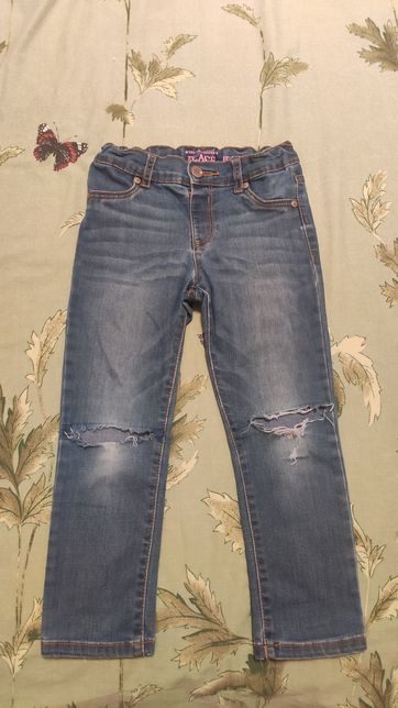 Мега модные и лёгкие джинсы Children's Place на 5 лет в хорошем состоя