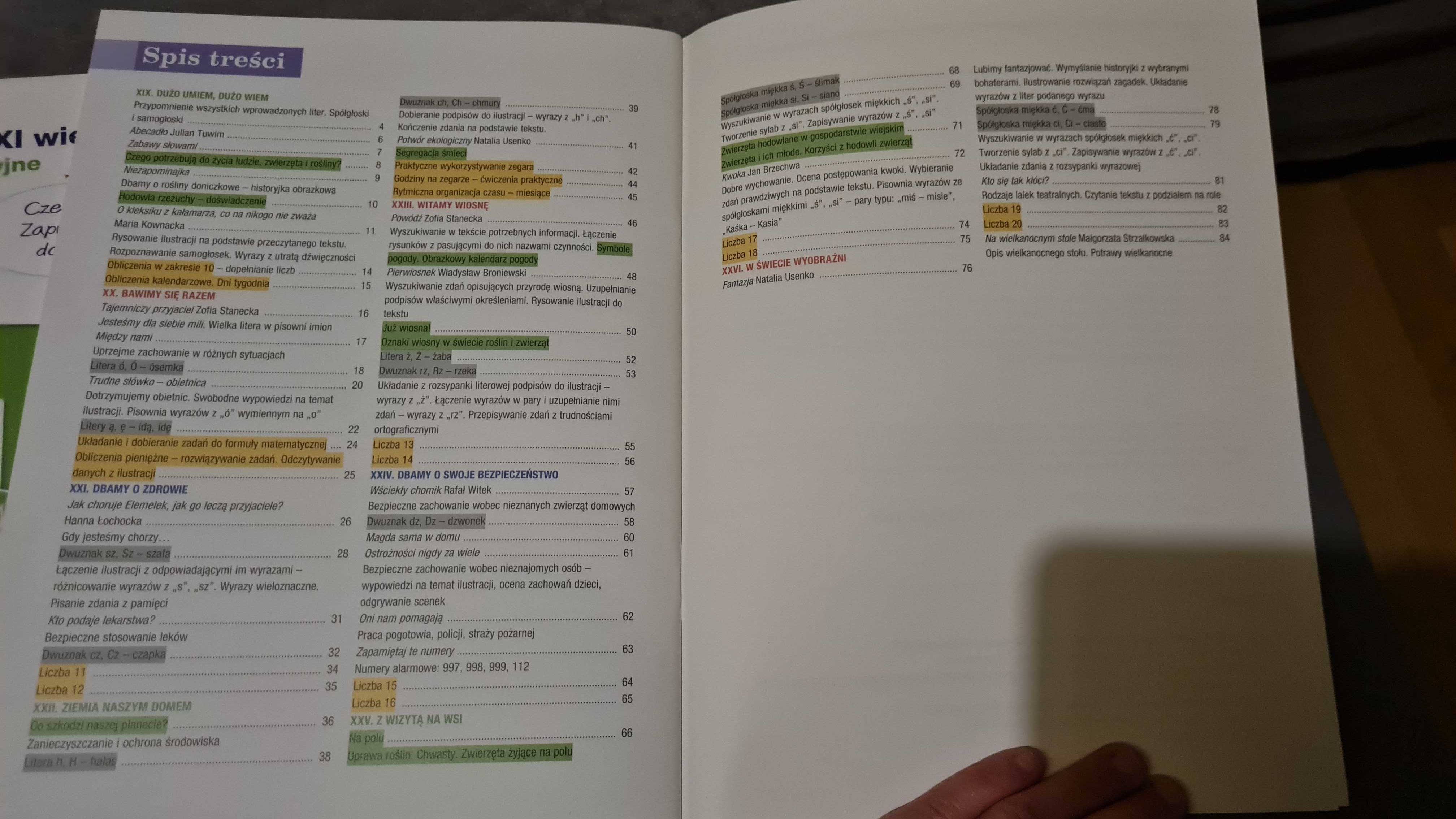 Elementarz XXI wieku klasa 1 ćwiczenia cz.  3 i 4 materiały edukacyjne