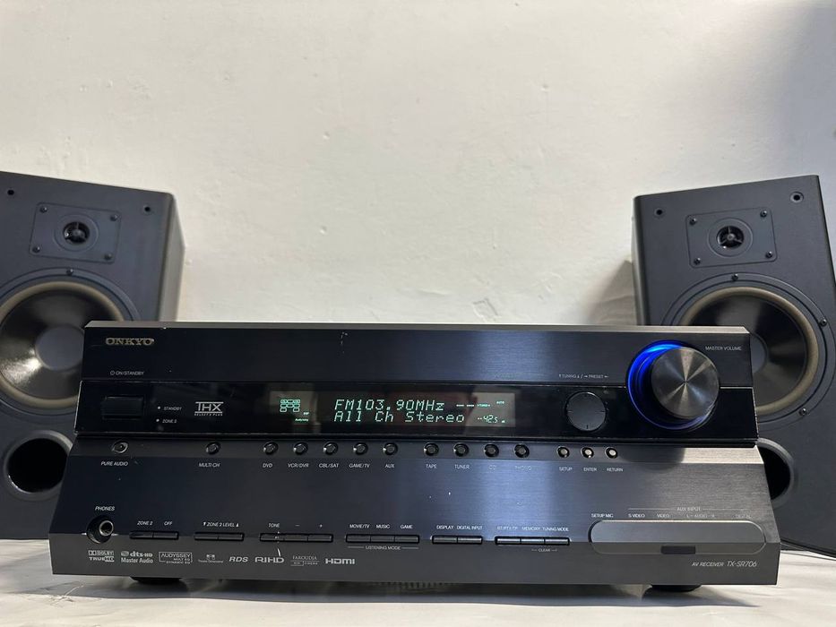 +7.1 Amplituner Onkyo TX-SR 706, 7*175 Wat, HDMI, LipSync, Dolby TrueH