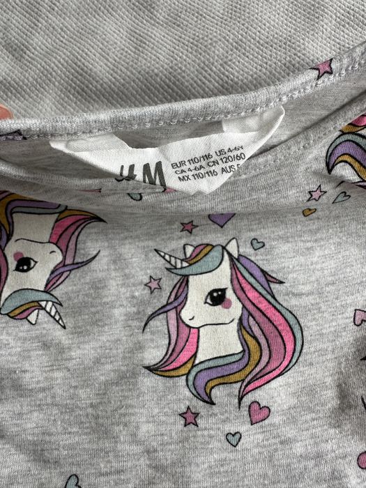 Sukienka z długim rękawem H&M, 110-116