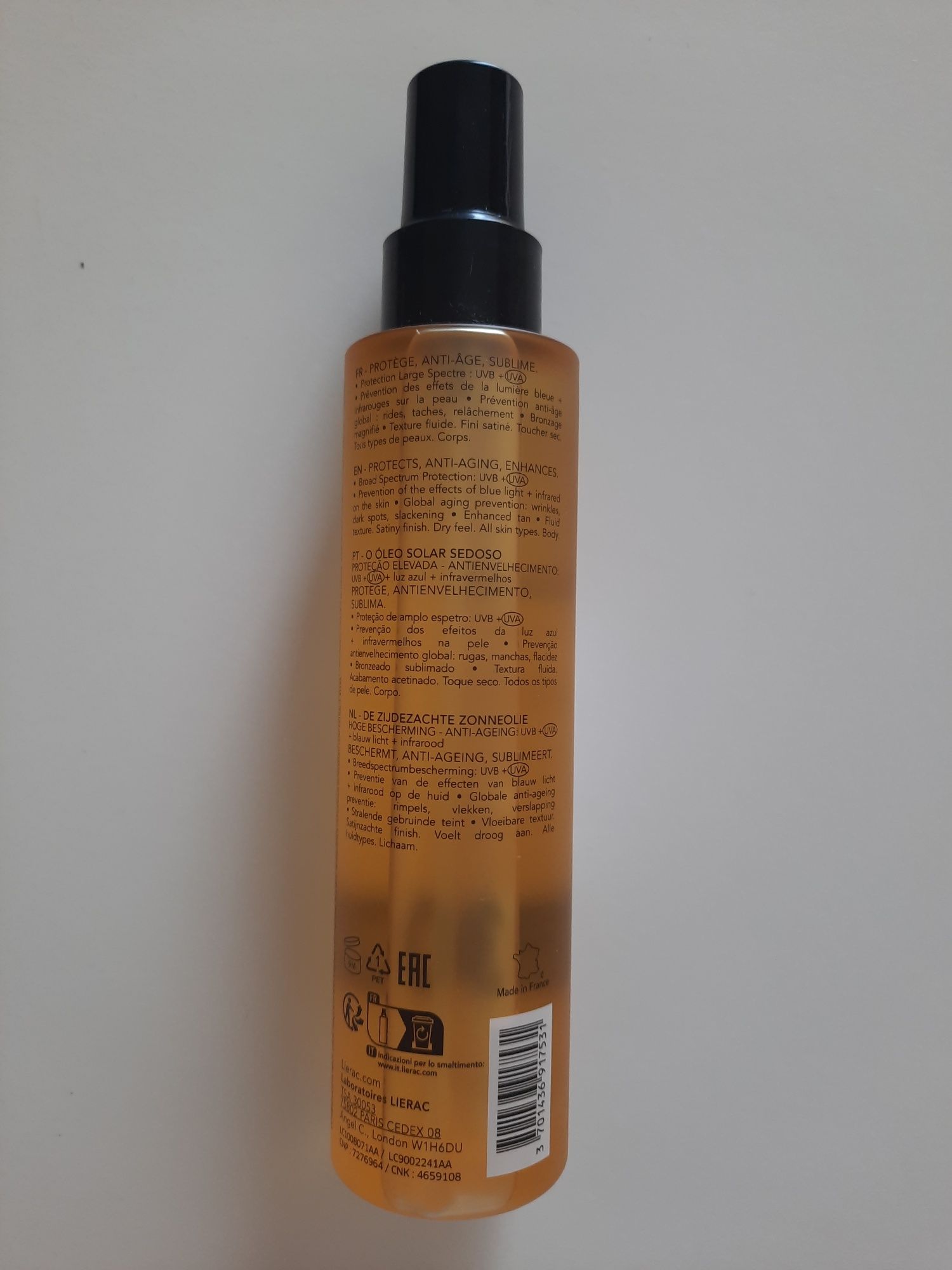 Protecção solar lierac