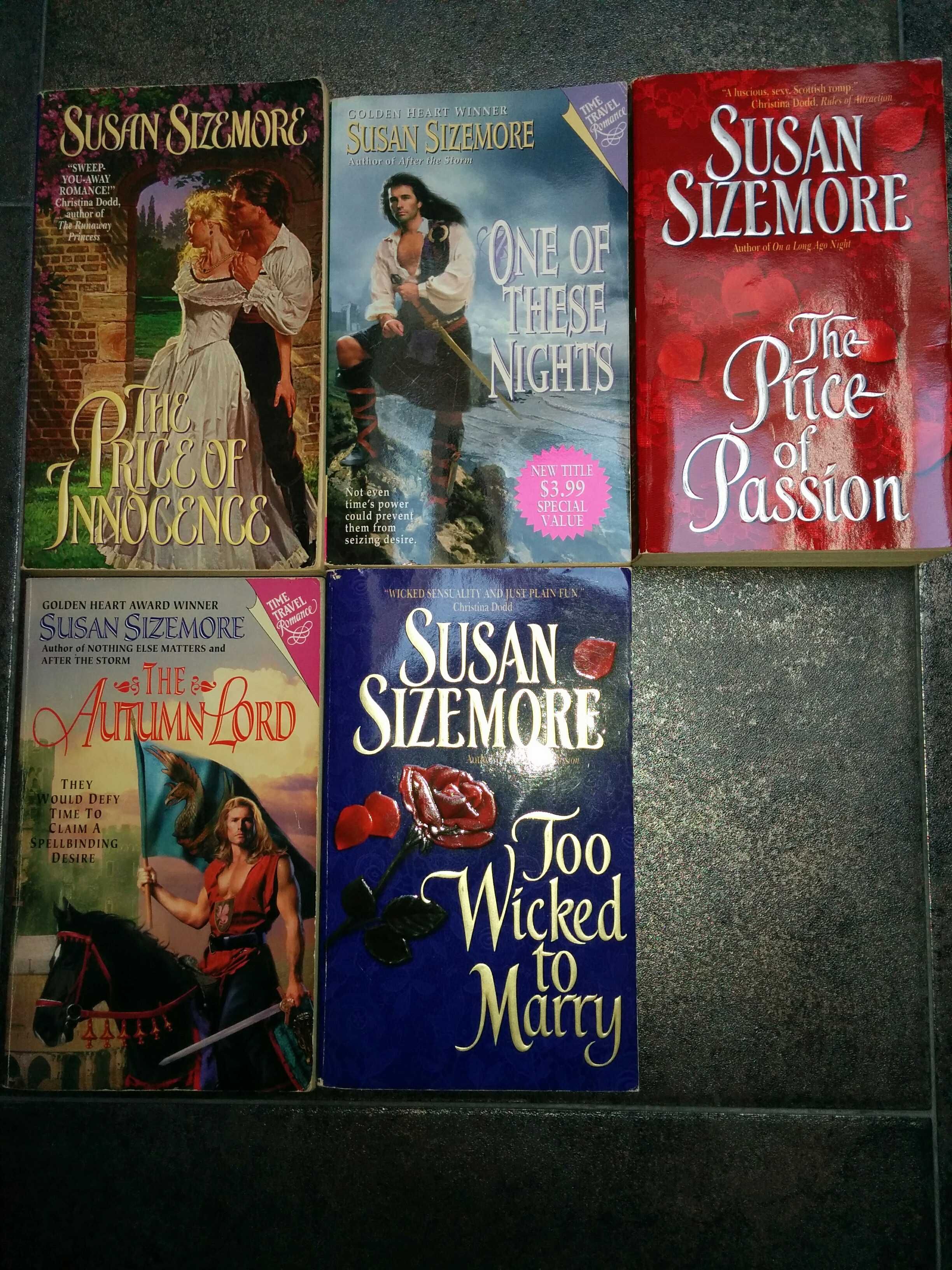 Susan Sizemore - em inglês/Books in english - Historical Romance