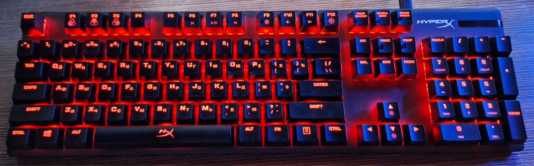 Ігрова клавіатура HyperX Alloy Origins Red