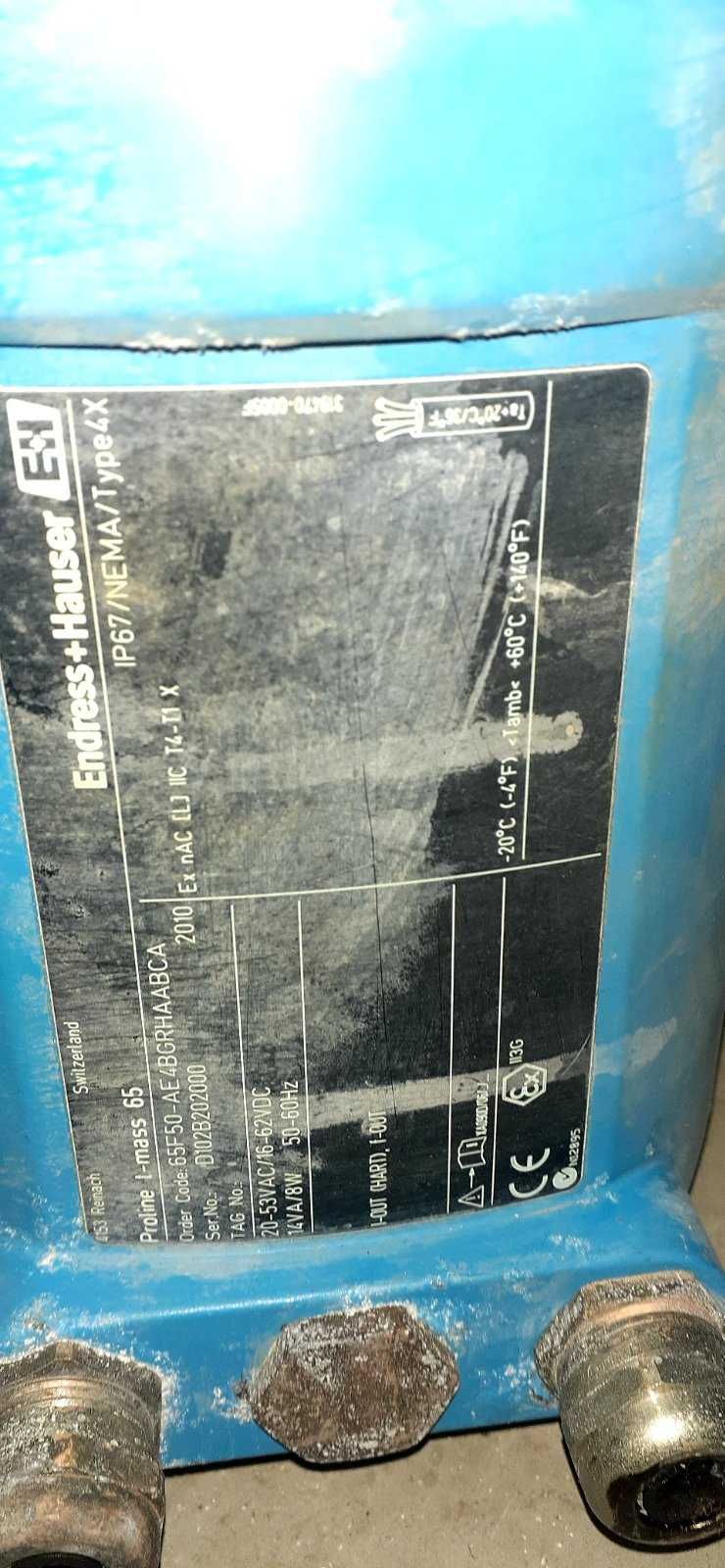 Термально-массовый расходомер Proline T-mass 65F Endress Hauser