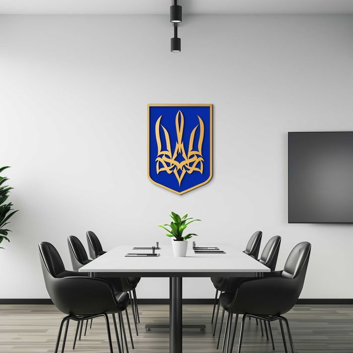 Настінний Герб України тризуб життя Cучасний Герб Украины Символіка
