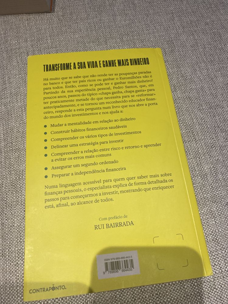 Livro Aprender a investir - editora Contraponto