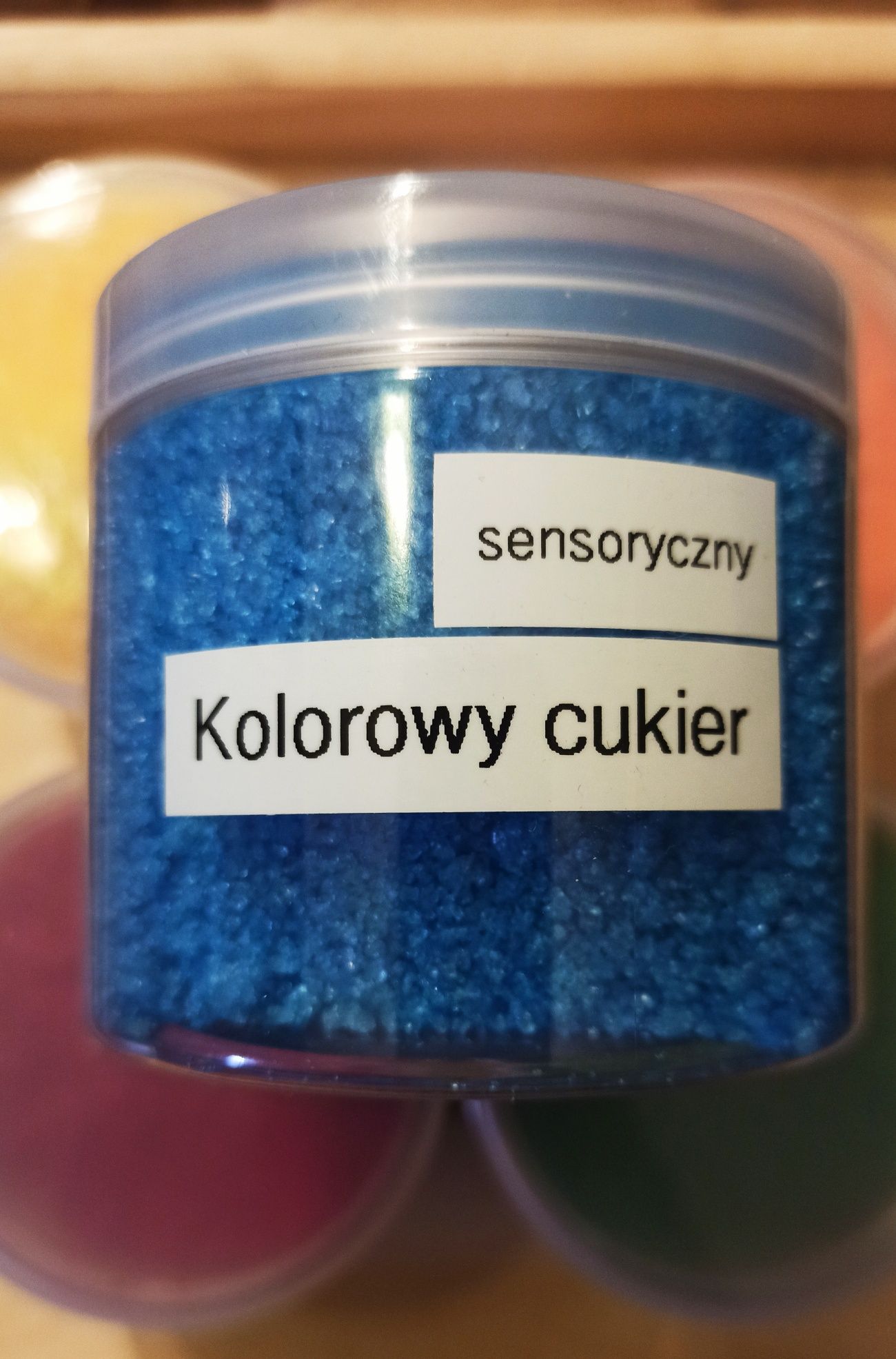 Kolorowy cukier sensoryczny