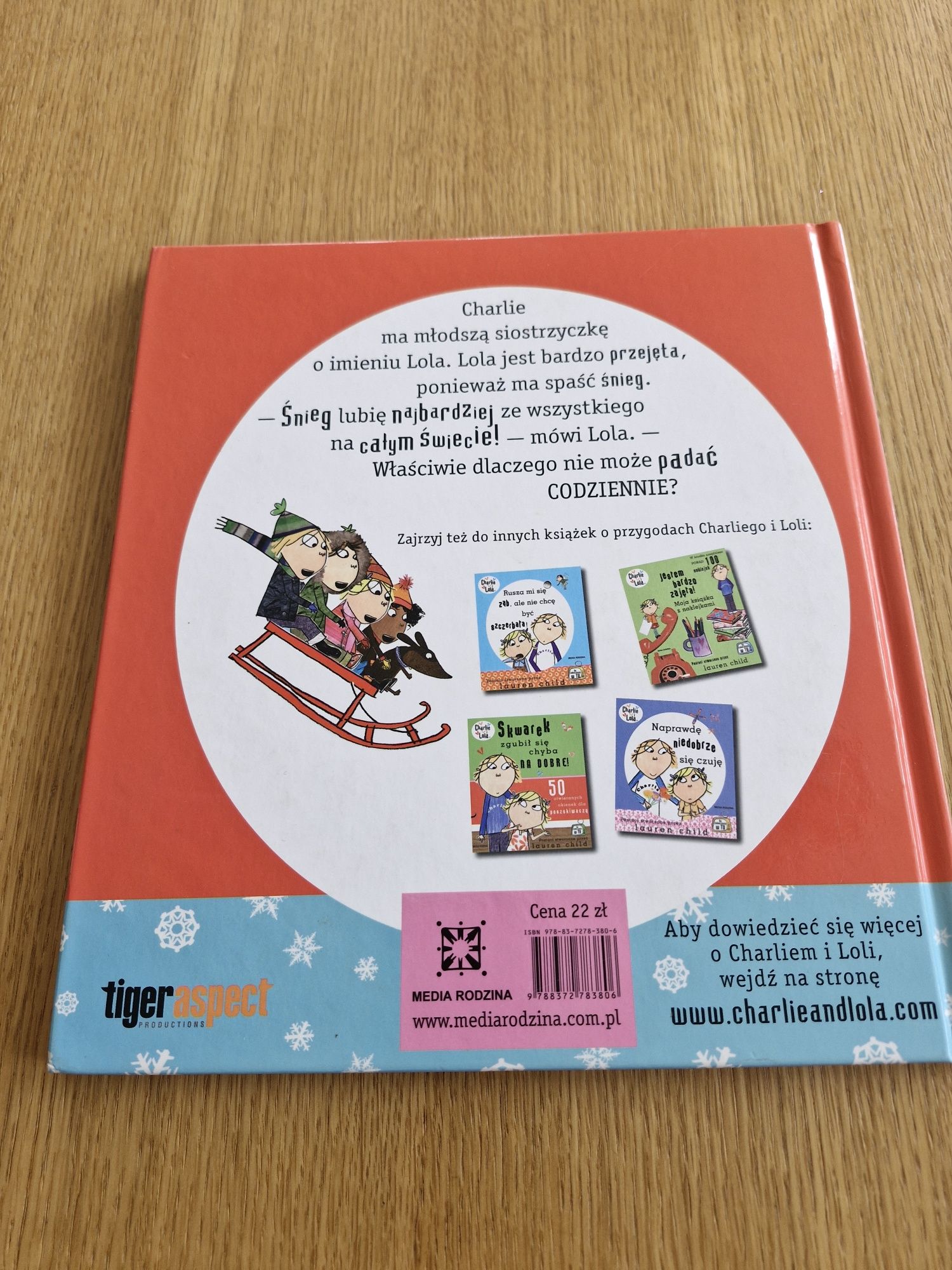"Charlie i Lola" zestaw 4  książek autorstwa Lauren Child