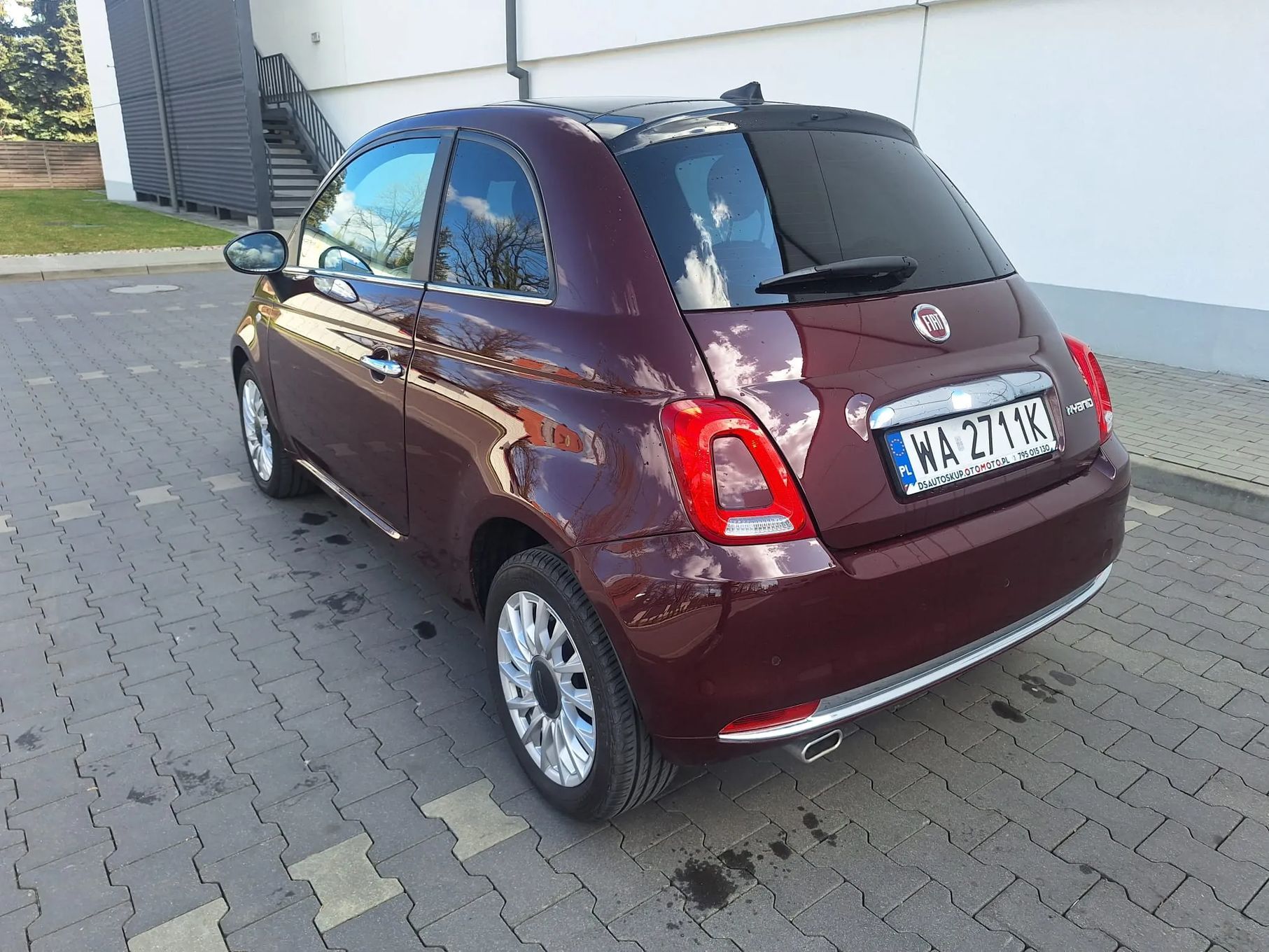 Fiat 500 Fiat 500 Dolcevita 1.0 Hybrid Przebieg 49 tys City Klimatyzacja Okaz