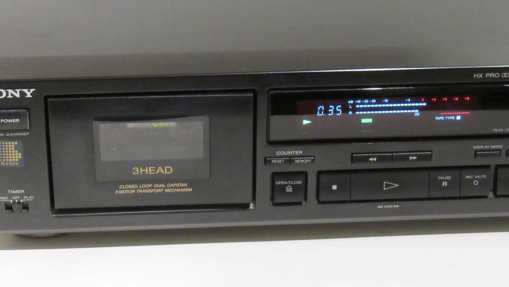 Deck cassetes Sony TC-K670 3 cabeças hi fi áudio