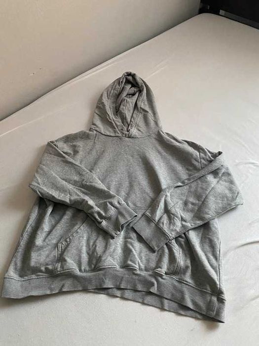 szara bluza z kapturem h&m