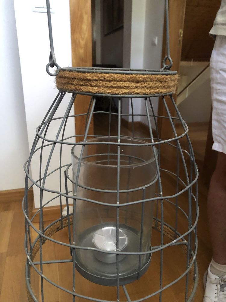 Estruturas para iluminaçao exterior/jardim, velas gaiola