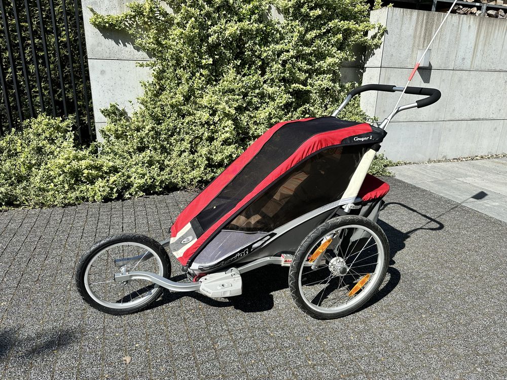 Przyczepka rowerowa Chariot Cougar 1 + dodatki