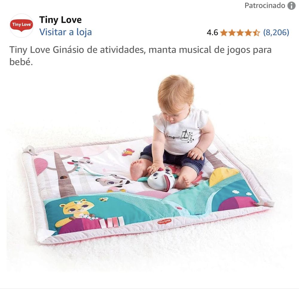 Ginasio bebe tiny love