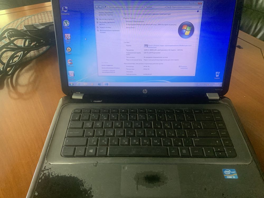 HP g6 amd e2-3000 4gb 320gb