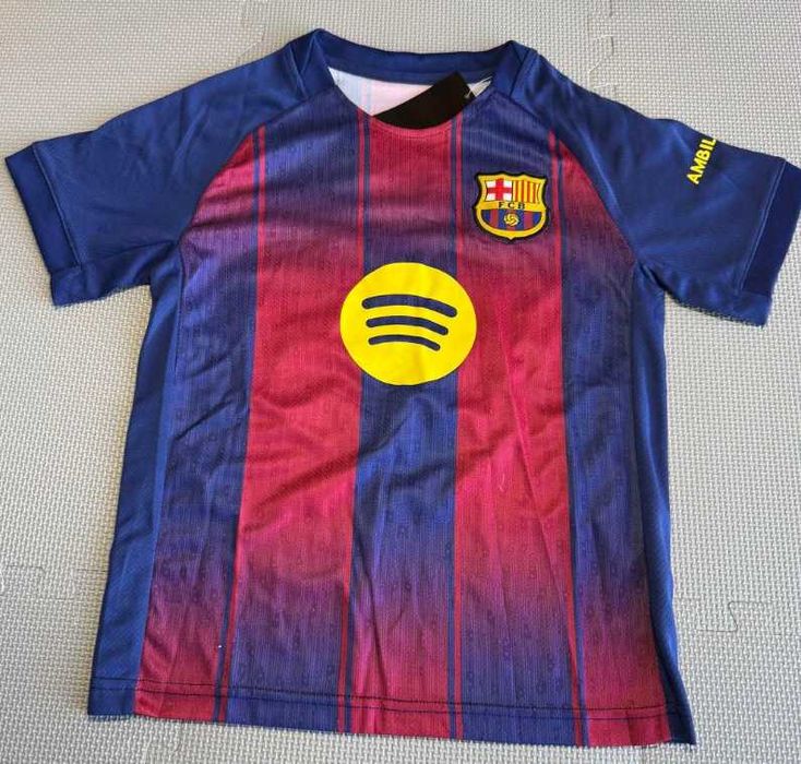 Komplet piłkarski koszulka Leo Messi Fc Barcelona ostatni sezon unikat