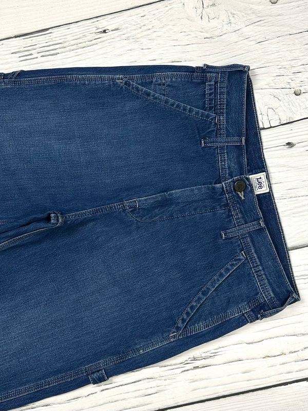 Lee Carpenter Workwear Jeansy Męskie o Luźnym Kroju Logowane r. W29 L3