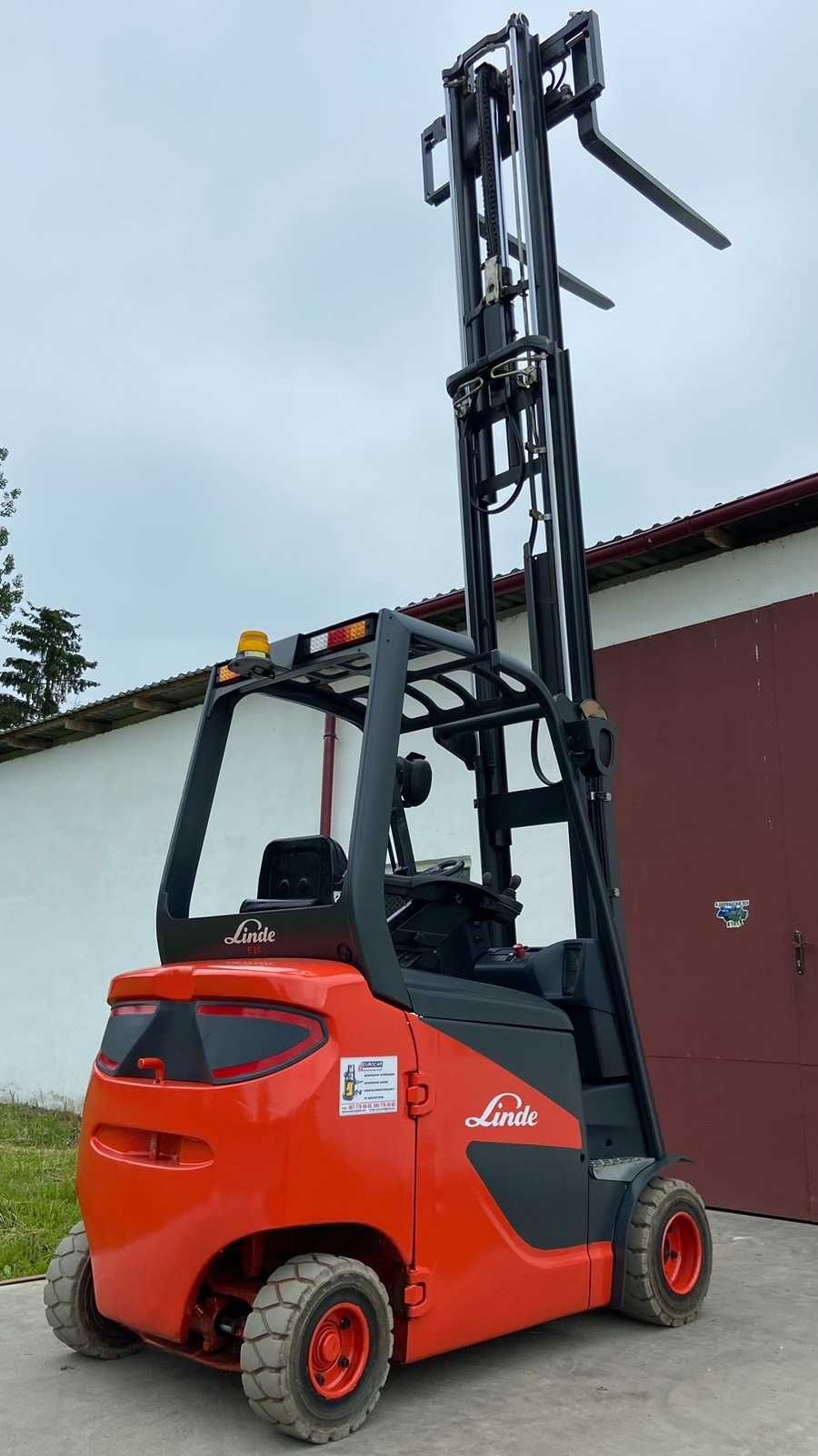 Навантажувач  Linde E20  2,0t 4.7m TRIPLEX АКБ Li-ion Нове зарядне