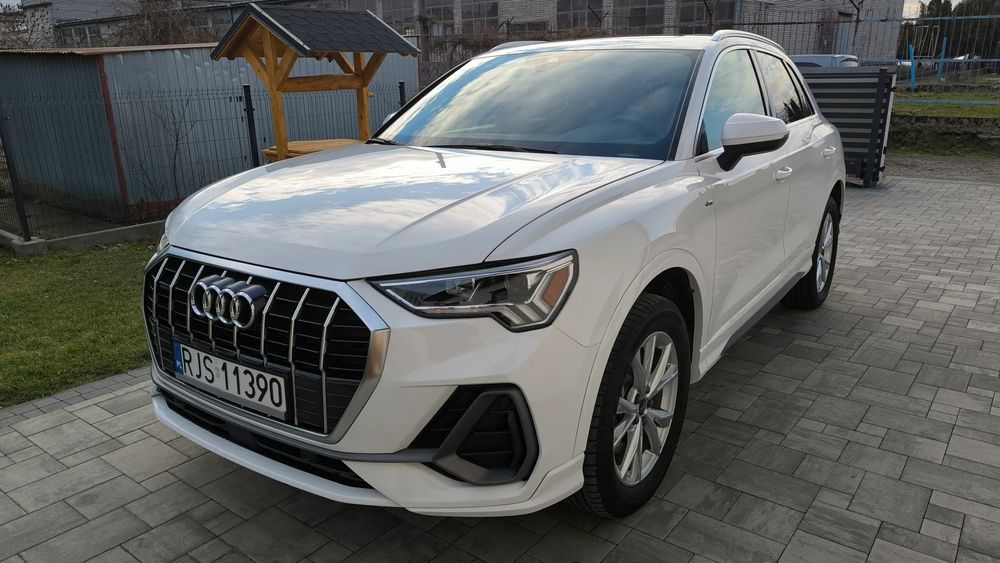 Audi Q3 02.23 produkcja, 230HP, S-line QUATTRO, PANORAMA, perfekt stan