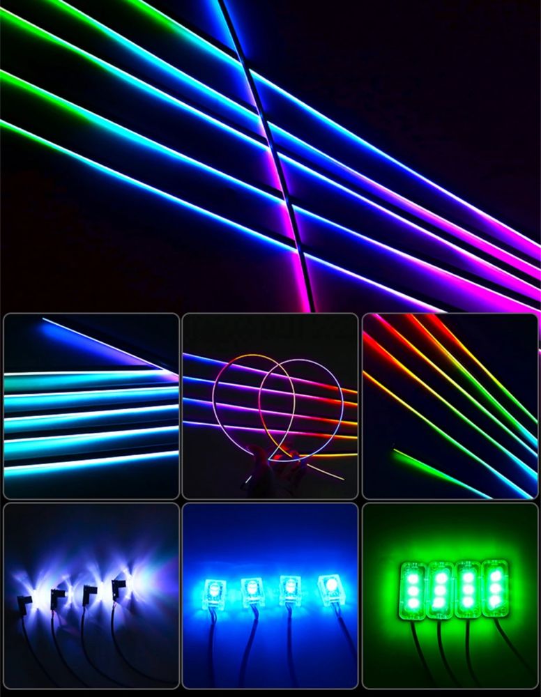 Контурная подсветка Rgb, led. (Запчасти, блочки, ленты)