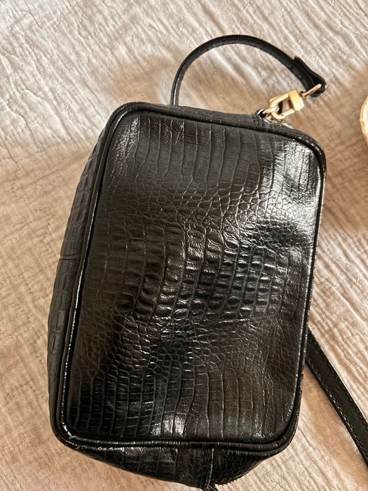 Mała torebka na pasku Ochnik ze skóry