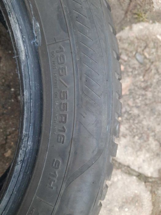 opony Goodyear 195/55/16 wielosezonowe Bieżnik 6,7-6,8mm 2024r PARA