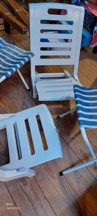 Conjunto Cadeiras e Bancos Praia/ Campismo