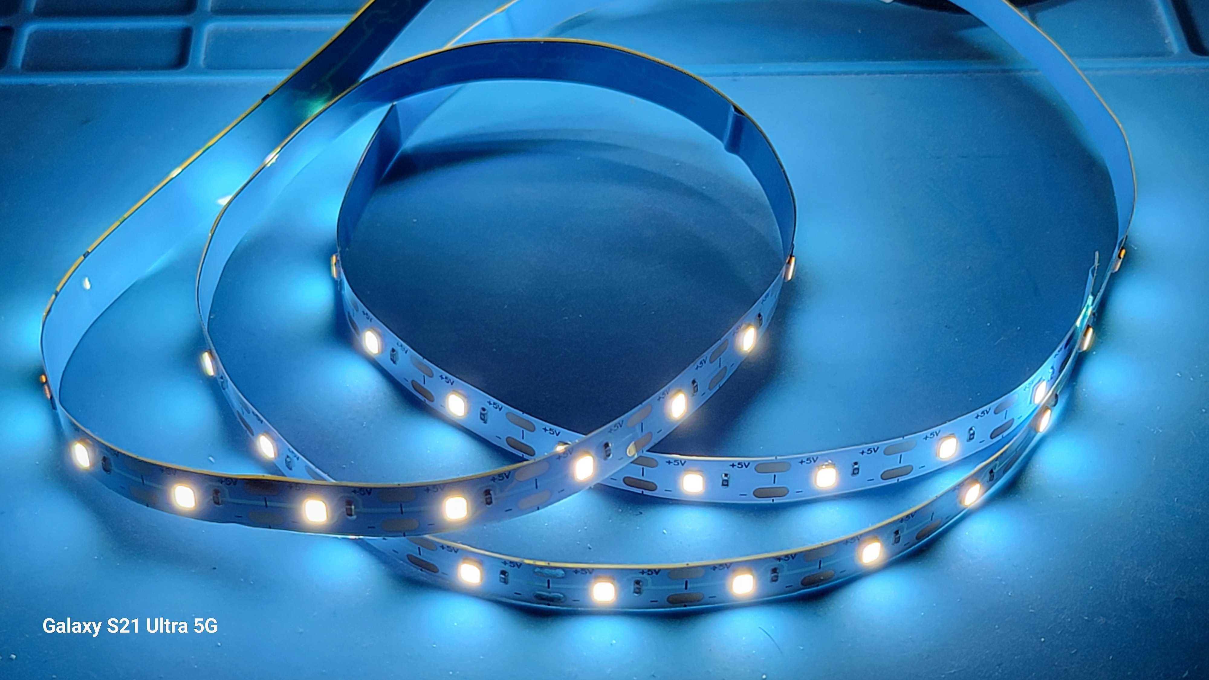 LED лента USB 5V до повербанок 1 метр