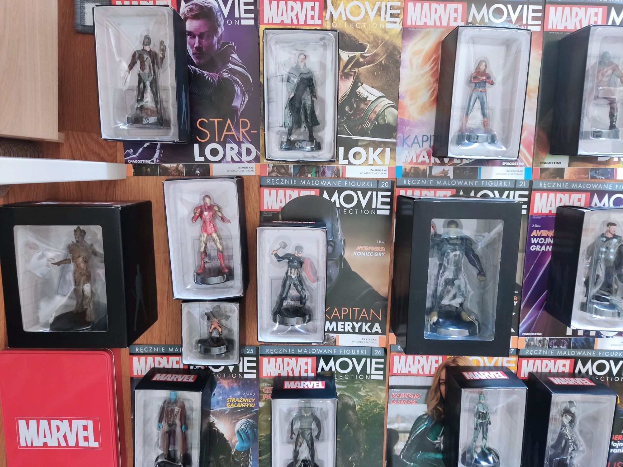 Kolekcja DeAgostini Marvel 1-30, 32 figurki, bonusy, nowe