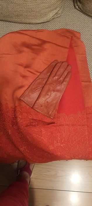 Rękawiczki I szalik kaszmirowy