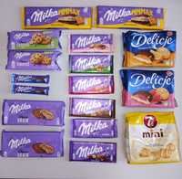 Milka czekolada Delicje 7days rogaliki słodycze ciastka zbożowe batony