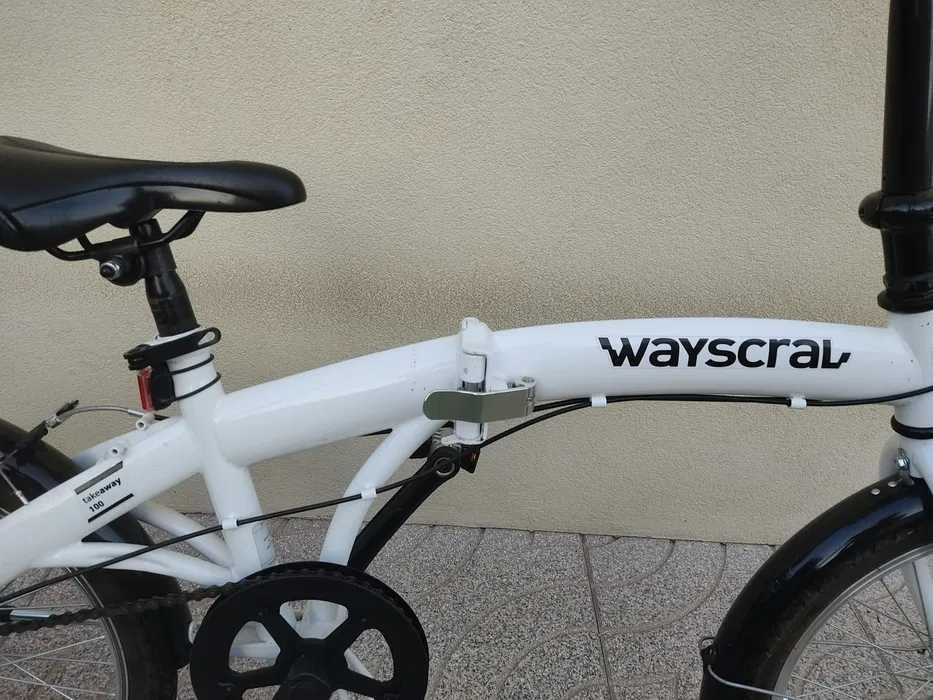 Bicicleta WAYSCRAL Takeaway 100 Branca